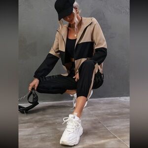 Two Tone
Zip Up Hooded Jacket & Pants